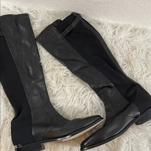 Coach Leather Black Lilac Boot (Q3011) Size 7.5 - Picture 5 of 8